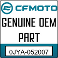 An Image of the Genuine CFMOTO Logo reading 'GENUINE OEM PART' 0JYA-052007