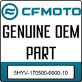 An Image of the Genuine CFMOTO Logo reading 'GENUINE OEM PART' 5HYV-170500-6000-10