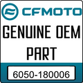 An Image of the Genuine CFMOTO Logo reading 'GENUINE OEM PART' 6050-180006