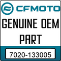 An Image of the Genuine CFMOTO Logo reading 'GENUINE OEM PART' 7020-133005