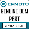 An Image of the Genuine CFMOTO Logo reading 'GENUINE OEM PART' 7020-1330A0