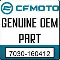 An Image of the Genuine CFMOTO Logo reading 'GENUINE OEM PART' 7030-160412