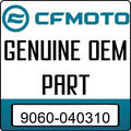 An Image of the Genuine CFMOTO Logo reading 'GENUINE OEM PART' 9060-040310
