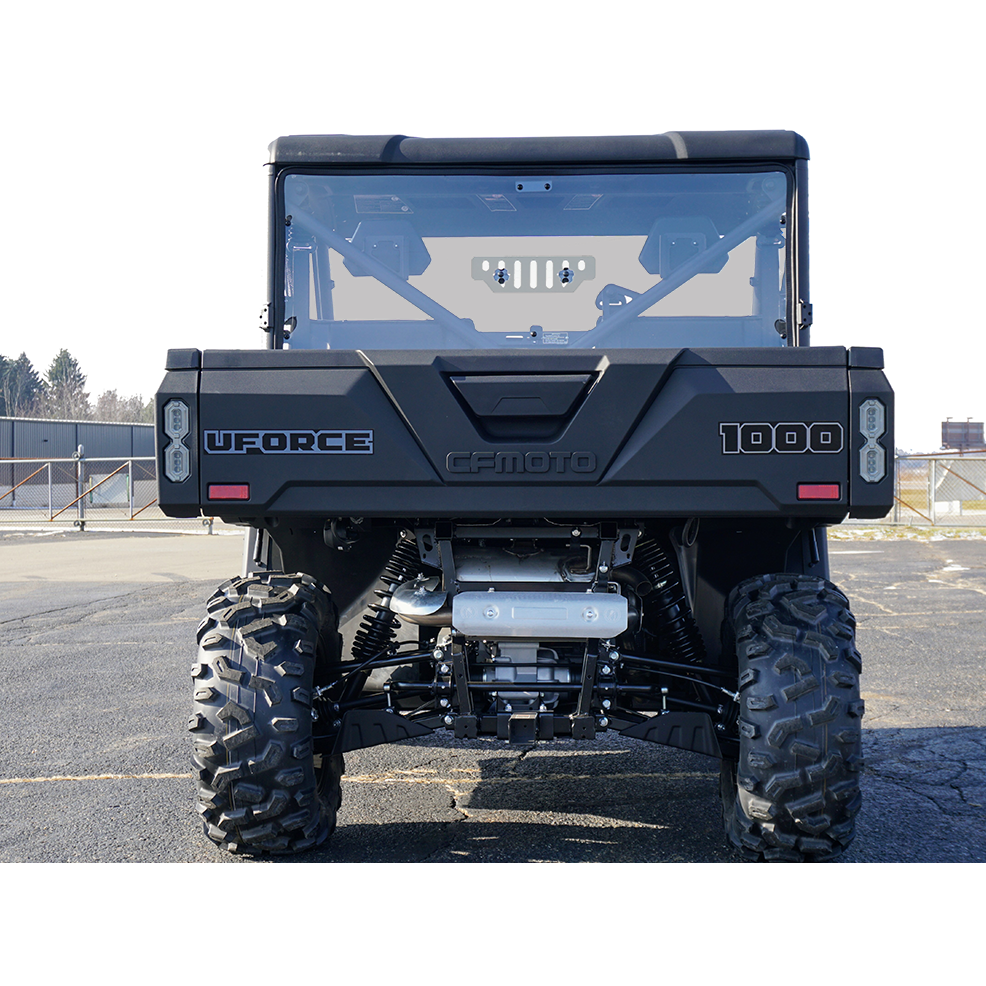 CFMoto Vented Tinted Rear Windshield by Spike - 77-3000-R-T - Exterior Rear Full Vehicle View