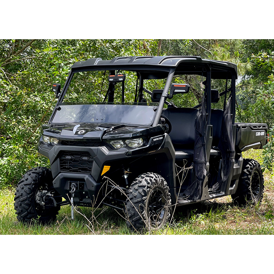 Can-Am Defender Tinted Half Windshield by Spike - 77-2250-T - Exterior Front Driver Side Full Vhicle View