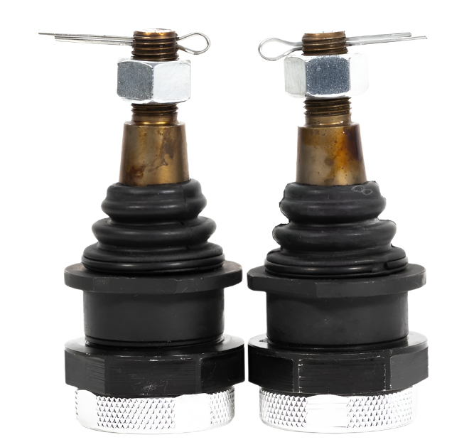 Can-Am Heavy Duty Upper Ball Joint By Black Ops Machine - 07-20-05 - Front Side by Side Close Up View