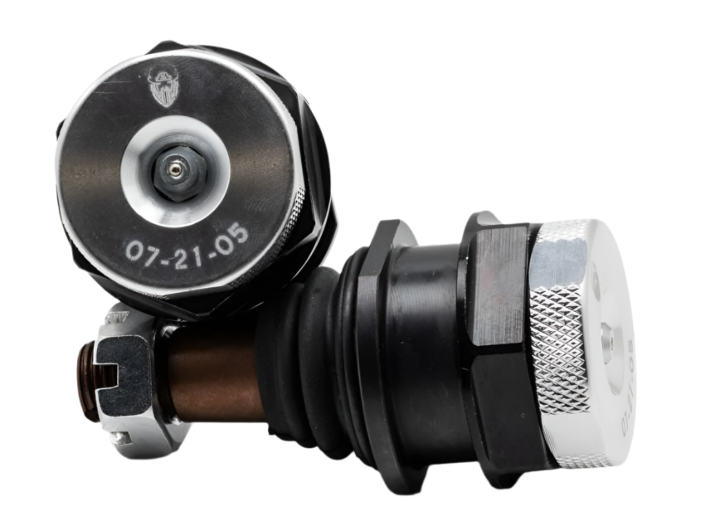 Can-Am OG Heavy Duty Upper Ball Joint By Black Ops Machine - 07-21-05 - Stacked Grease Fitting Close Up View