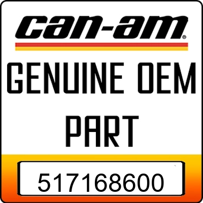 An Image of the Genuine Can-Am Logo reading 'GENUINE OEM PART' 517168600
