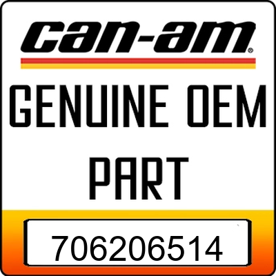 An Image of the Genuine Can-Am Logo reading 'GENUINE OEM PART' 706206514