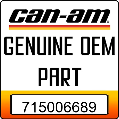 An Image of the Genuine Can-Am Logo reading 'GENUINE OEM PART' 715006689