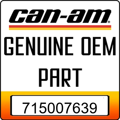 An Image of the Genuine Can-Am Logo reading 'GENUINE OEM PART' 715007639