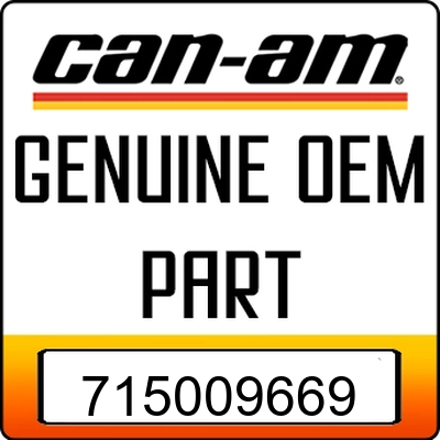 An Image of the Genuine Can-Am Logo reading 'GENUINE OEM PART' 715009669