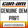 An Image of the Genuine Can-Am Logo reading 'GENUINE OEM PART' A4341020600A
