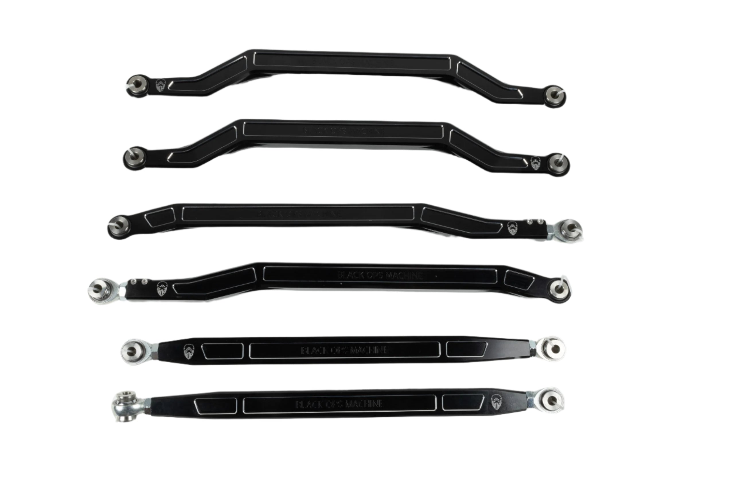 Can-Am X3 Billet Radius Rods 64in by Black Ops Machine - 35-25-00 - Top Down View