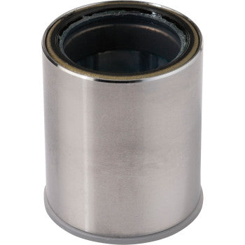 Cylindrical metal clutch bearing with smooth silver outer casing and black inner ring for offroad vehicles.