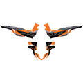 Yamaha Complete Graphics Kit Orange Black 2 Door by D'Cor Visuals