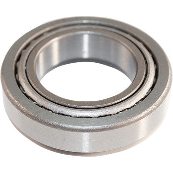 A close-up of the Axle Bearing Rear by Epi, highlighting its circular design with inner and outer rings plus ball bearings—engineered for high-speed, demanding vehicle axle applications.