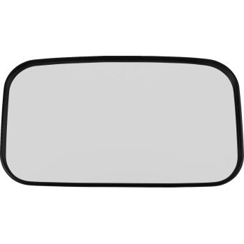 Mirror Rear View Rectangle Black 1 3/4" by Moose Offroad