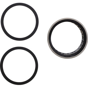 Round metal clutch bearing with two black rubber O-rings for offroad vehicle use.