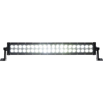 The Spot Flood Light Bar LED 22" by Optronics Inc. features bright white LEDs in two rows, a die cast aluminum housing, combo flood/spot beam, black mounting brackets, and is IP65 rated for tough conditions.