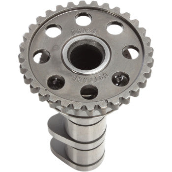 The Yamaha Camshaft Intake Stage 3 by Hot Cams is a drop-in cam with a gear featuring circular holes and toothed edges, designed to improve valve operation, throttle response, and overall performance in internal combustion engines.