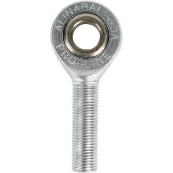 The Replacement Heim Joint for all LSR A-Arms by Lone Star Racing features a metal rod end with a threaded shaft and circular eyelet—ideal as a stainless steel ball joint replacement part.