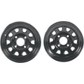 Delta Steel Wheel Front & Rear Black 12x7 4/110 4+3 by Itp