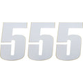 Race Number 5 White 6" by Moose Offroad