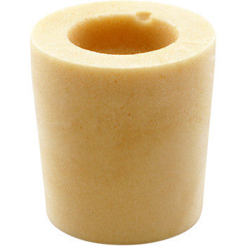 Similar to how Showa Shock Bottom Out Bumpers 12 mm x 36 mm x 34 mm by Race Tech protect suspension during shock maintenance, this treat is a cylindrical, light tan chew with a hollow center resembling a marrow bone.