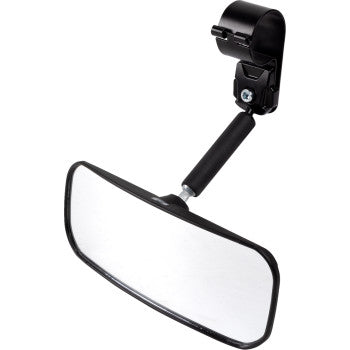 Mirror Auto Style Rear View Wide Angle Rectangle Black 1 3/4" by Moose Offroad