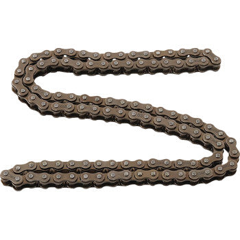 The Yamaha - Suzuki Camshaft Chain Roller by Hot Cams, known for excellent wear resistance, is displayed in an S-shape on a white background.