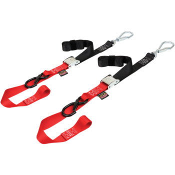 Cam Tie Down 1.5" Black / Red by Powertye Mfg.