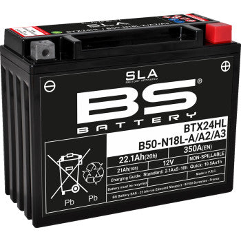Battery - BTX24HL (YTX) by Bs Battery