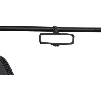 UTV Rear View Mirror with LED Dome Light Black by Moose Offroad