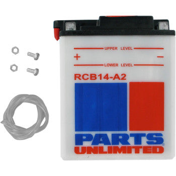 Battery YB14 A2 by Parts Unlimited