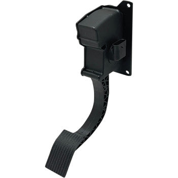The Polaris Throttle Pedal by All Balls is a black, plug-and-play electronic accelerator pedal assembly with a textured footpad and mounting bracket, designed as an OEM replacement for automotive use.