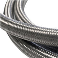 Fiber Braided Hose - Stainless Steel - 10' by Jagg Oil Coolers