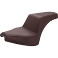 Step-Up Seat - Front Smooth / Rear Lattice Stitch - Brown by Saddlemen