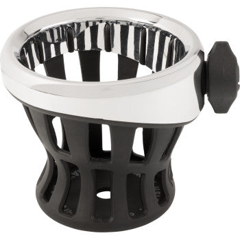Drink Holder Gen 2 Chrome 1 1/8" 1 1/4 " Handlebar Mount by Ciro