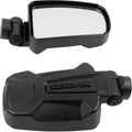 Pursuit Side View Mirror Rectangle Black 1.875" 2" ROPS by Seizmik