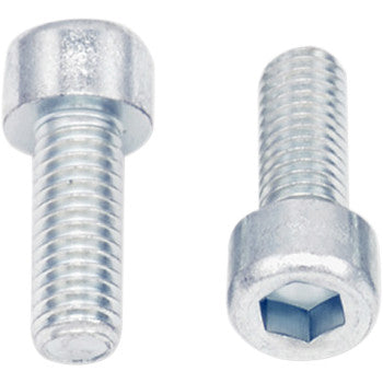 Two Allen Bolts Socket Head M6 x 16 from Bolt are shown: one upright to display threading and the cylindrical head, another lying down to show the hex socket—ideal as Allen Head replacements for any service department assortment. Pack of 10.