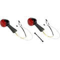 Rear LED Turn Signal Ringz - Black by Custom Dynamics