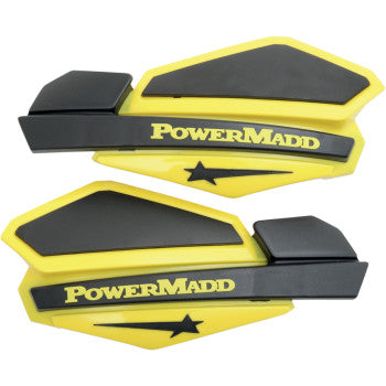 Suzuki Star Series Hand Guards Yellow / Black by Powermadd