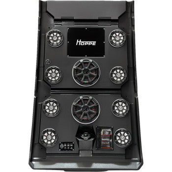 Polaris RZR Audio Shade 8 Speakers 2 Subwoofers by Hoppe Industries