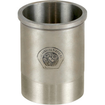 A Yamaha Cylinder Sleeve 71.00 mm by La Sleeve, featuring a durable metallic finish similar to high-quality cylinder sleeves, is ideal for replacement or resleeving applications.