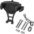 Phone Holder Constrictor Black Chrome Offset Perch Mount by Ciro
