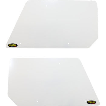 Rear Number Plates White by Maier