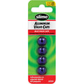 Valve Stem Caps Blue 4 Pack by Slime