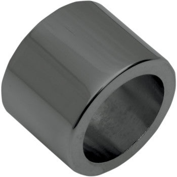 The Contour Handlebar Control Spacer - Left - Hydraulic Clutch - 1 Handlebars in black by Performance Machine is shown at an angle against a white background.
