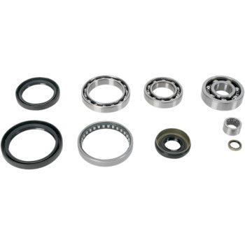 The Kawasaki - Suzuki Differential Seal Kit Front by Moose Offroad includes eight assorted metal bearings and type TC rubber seals, including high-speed EMQ and roller bearings—perfect for a complete differential service.
